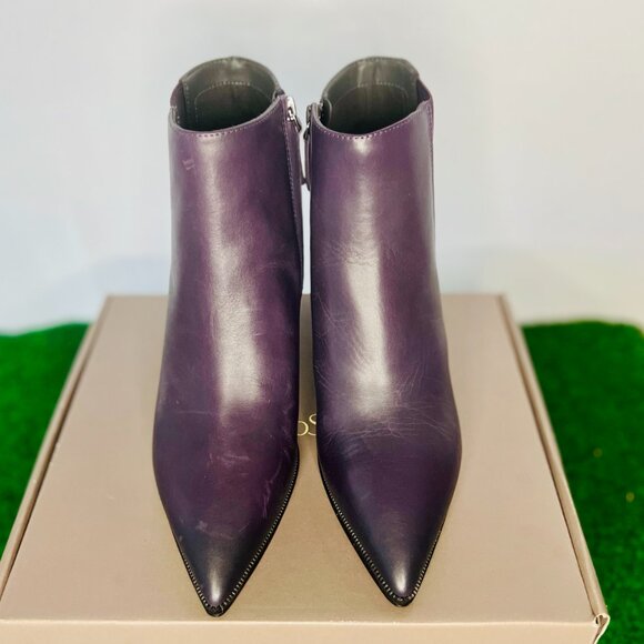 FrancoSarto L-Demmi LE Pointed toe bootie 7 1/2 eggplant - Picture 9 of 13